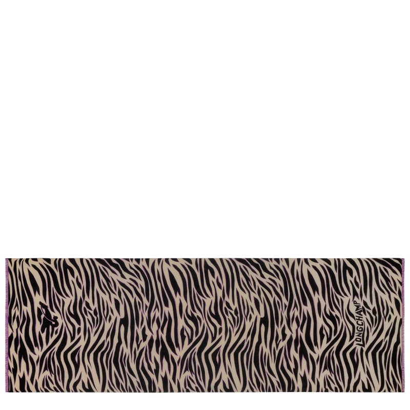 Longchamp Longchamp Tiger Stole Oat | PJHD34782