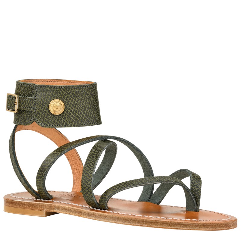 Longchamp Longchamp X K.Jacques Sandals Forest | QGFH25173