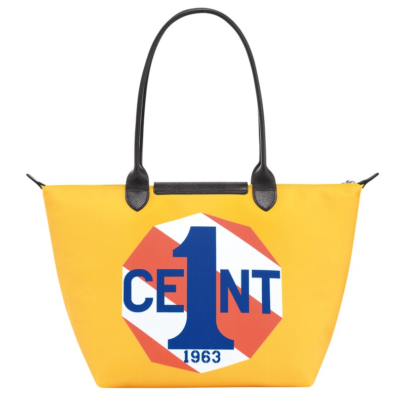 Longchamp Longchamp X Robert Indiana L Tote Bag Blauw | KXYA61572