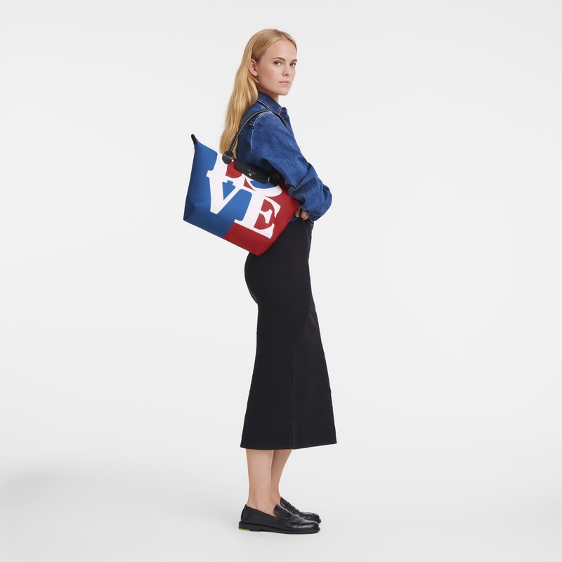 Longchamp Longchamp X Robert Indiana M Tote Bag Wit | QYNG26540