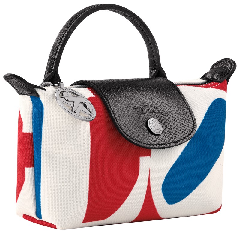 Longchamp Longchamp X Robert Indiana Pouch Wit | BNOC05314