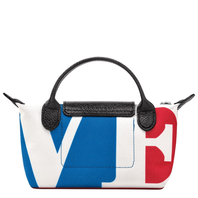 Longchamp Longchamp X Robert Indiana Pouch Wit | BNOC05314