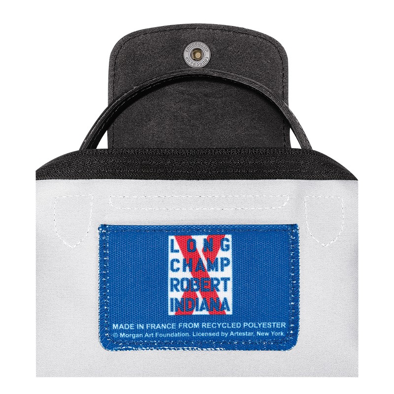 Longchamp Longchamp X Robert Indiana Pouch Wit | BNOC05314