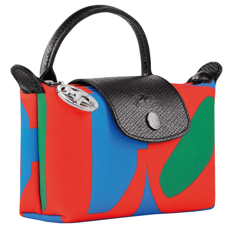 Longchamp Longchamp X Robert Indiana Pouch Rood Donkerblauw | SFVM89304