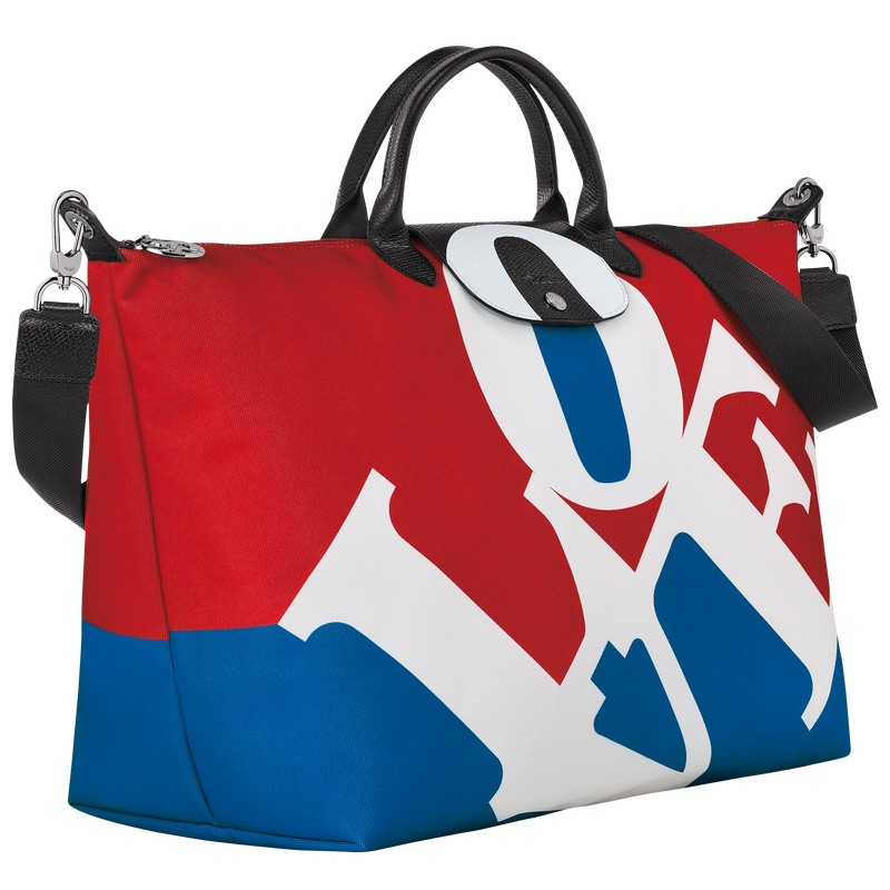 Longchamp Longchamp X Robert Indiana Travel Bag Wit | MSCQ34906