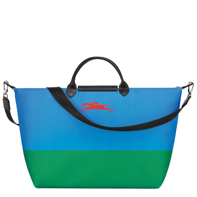 Longchamp Longchamp X Robert Indiana Travel Bag Rood Donkerblauw | APGJ14370