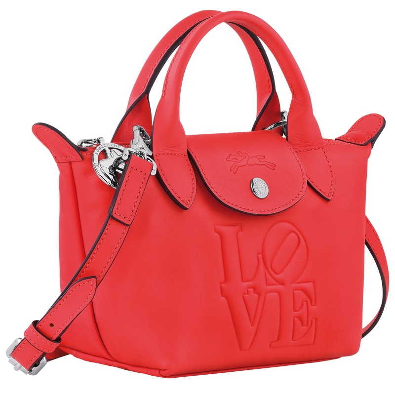 Longchamp Longchamp X Robert Indiana Xs Handbag Rood | SJVM69120