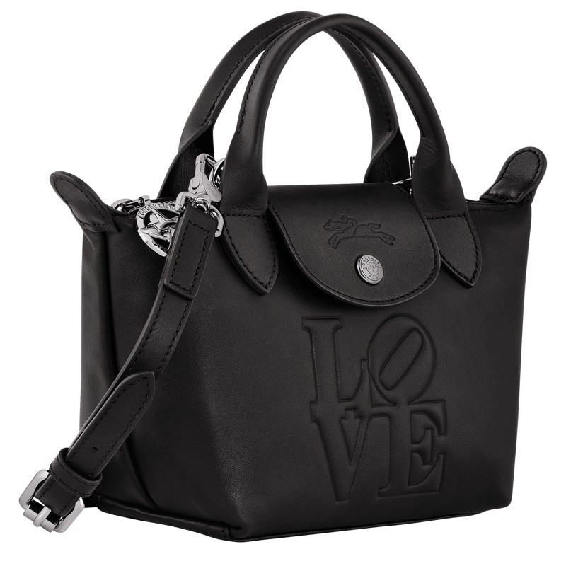 Longchamp Longchamp X Robert Indiana Xs Handbag Zwart | SWDK10862