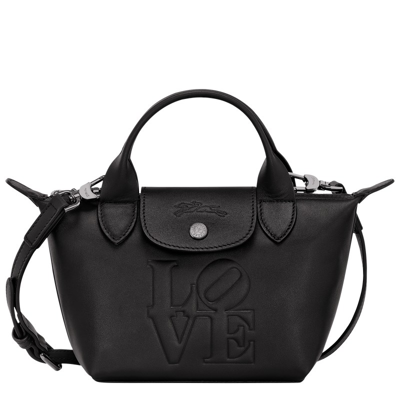 Longchamp Longchamp X Robert Indiana Xs Handbag Zwart | SWDK10862