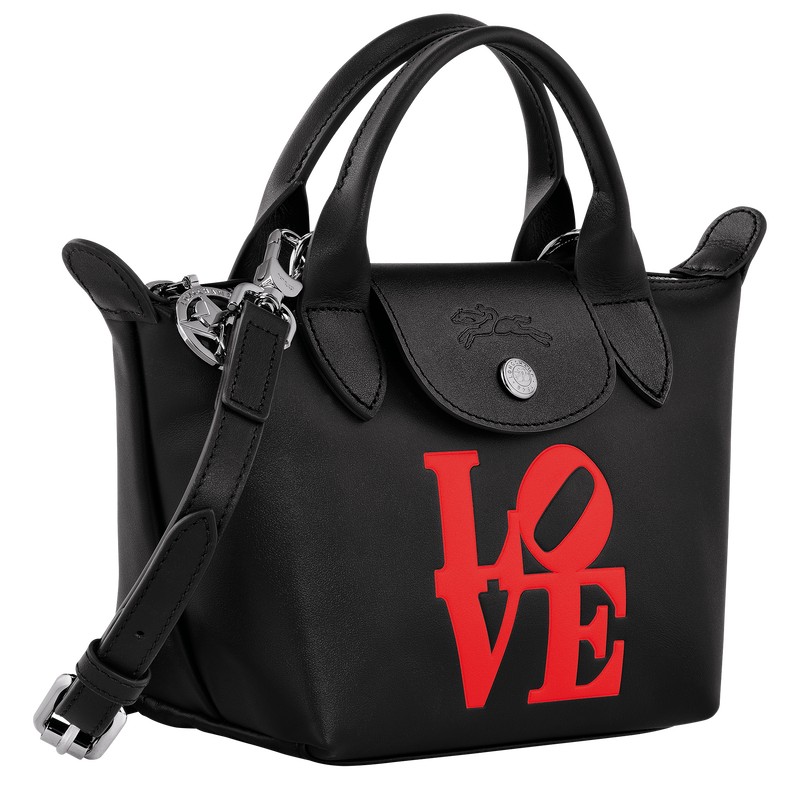 Longchamp Longchamp X Robert Indiana Xs Handbag Zwart | MHPN31059