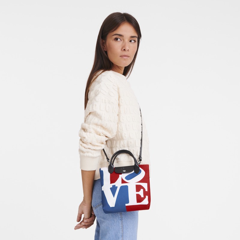 Longchamp Longchamp X Robert Indiana Xs Crossbody Bag Wit | RTJH53784