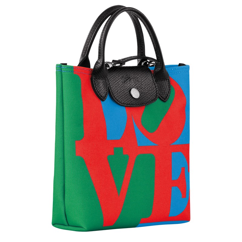 Longchamp Longchamp X Robert Indiana Xs Crossbody Bag Rood Donkerblauw | TJUK83574