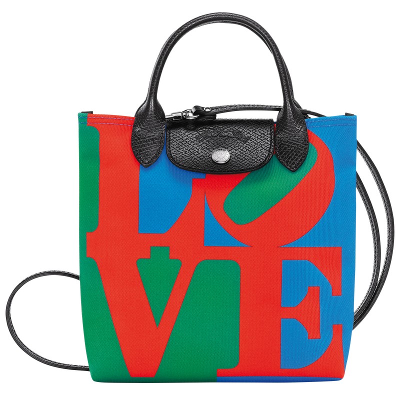 Longchamp Longchamp X Robert Indiana Xs Crossbody Bag Rood Donkerblauw | TJUK83574