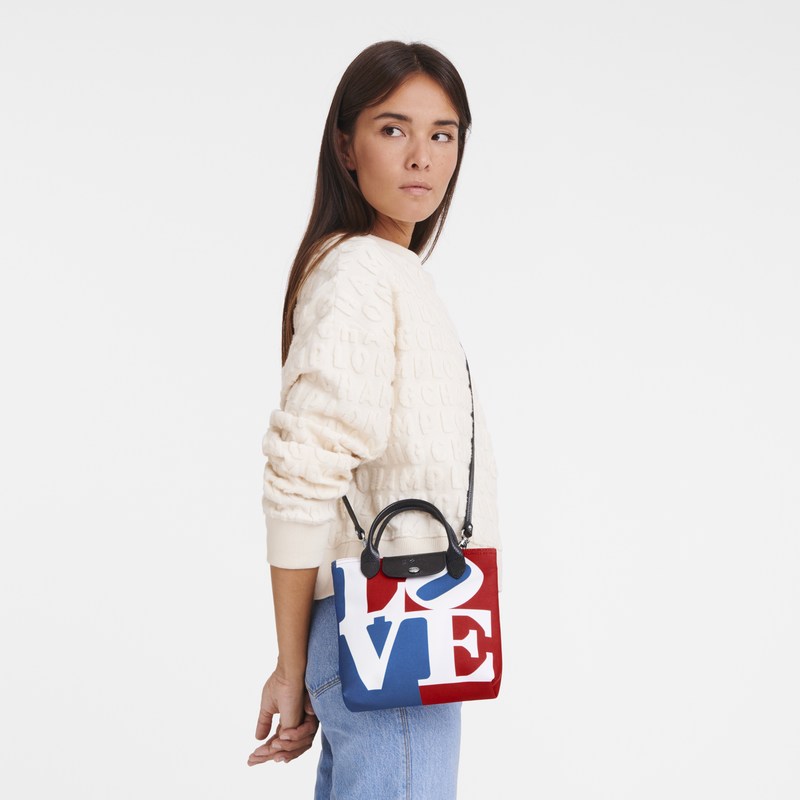 Longchamp Longchamp X Robert Indiana Xs Crossbody Bag Wit | BKEX29381