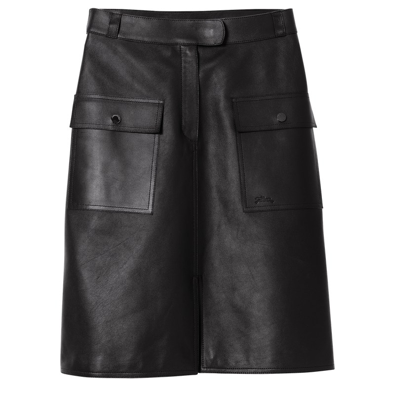 Longchamp Skirt Zwart | LVUH09651