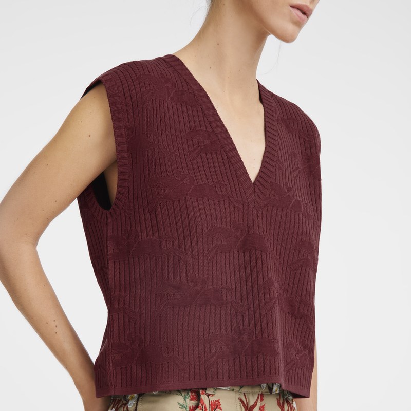 Longchamp Sleeveless Sweater Sienna | BRFT30217