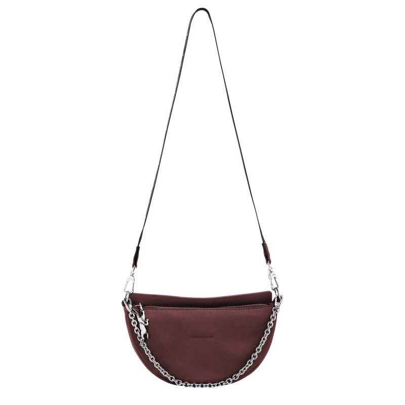 Longchamp Smile S Crossbody Bag Plum | ESQF68572