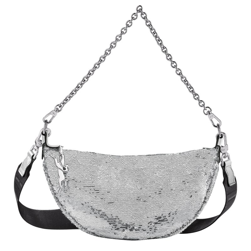 Longchamp Smile S Crossbody Bag Zilver | ZDMQ90765