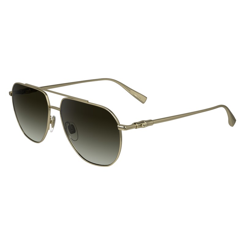 Longchamp Sunglasses Goud Bruin | TYLV12786