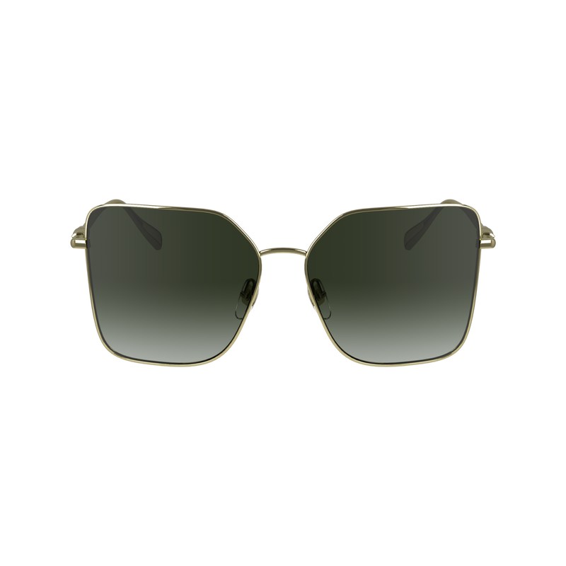 Longchamp Sunglasses Goud Khaki | CPLB95421