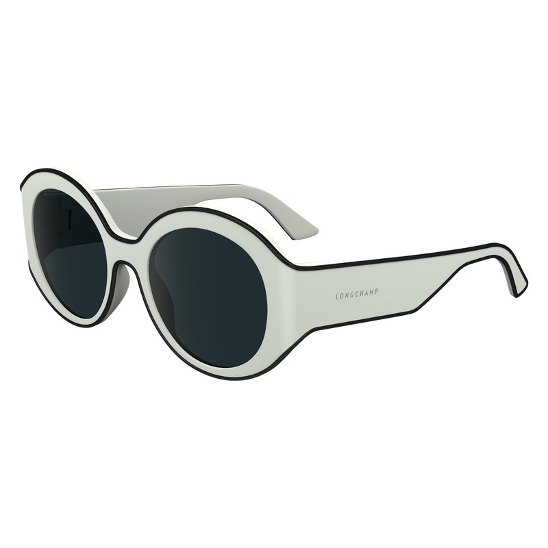 Longchamp Sunglasses Ivory | SVNW59463