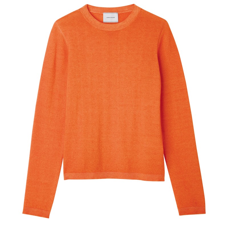 Longchamp Sweater Oranje | AFQM63849