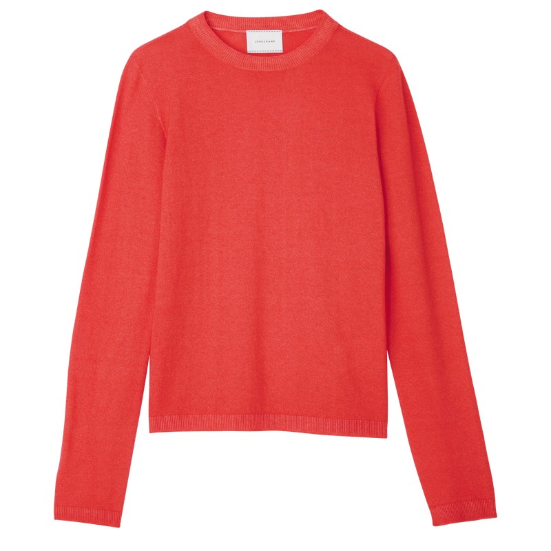 Longchamp Sweater Strawberry | QPXG09573