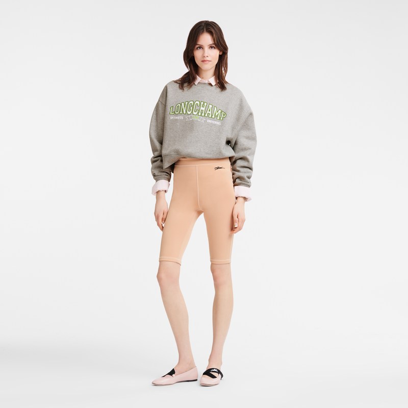 Longchamp Sweatshirt Grijs | QWRV50314