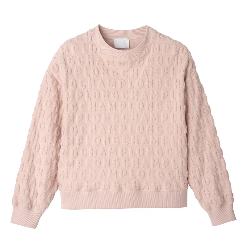 Longchamp Sweatshirt Nude | CLIV60189