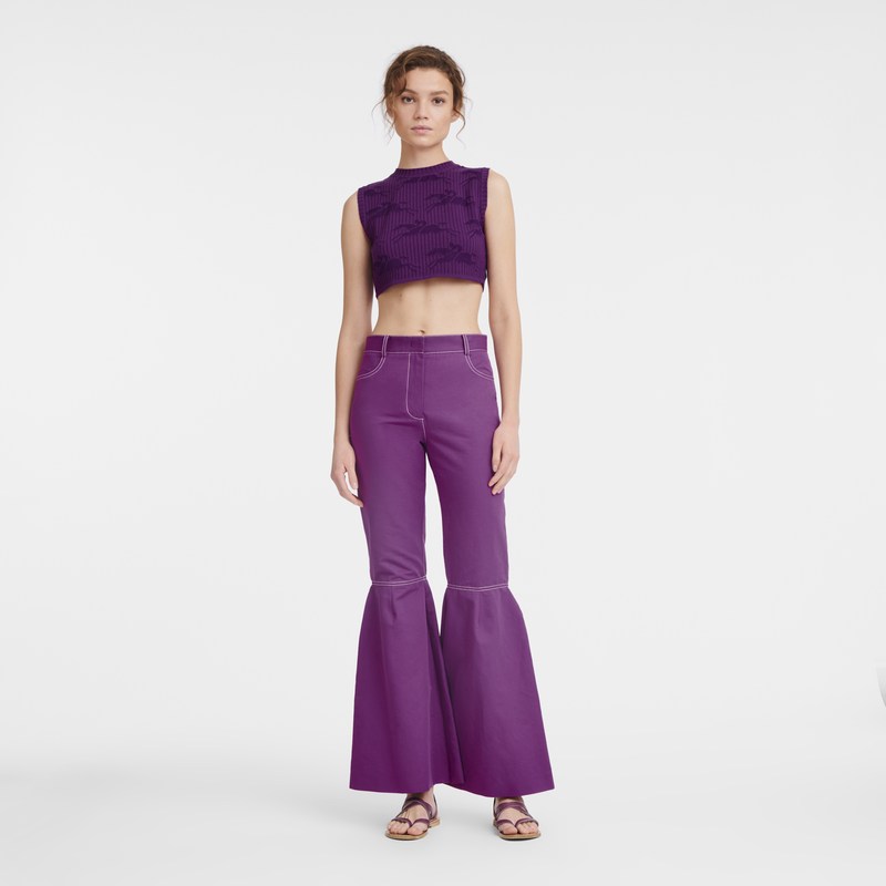 Longchamp Trousers Violet | ONGA42931