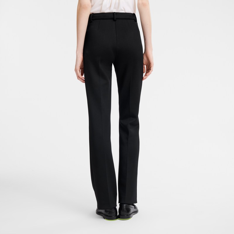 Longchamp Trousers Zwart | MAUS67935