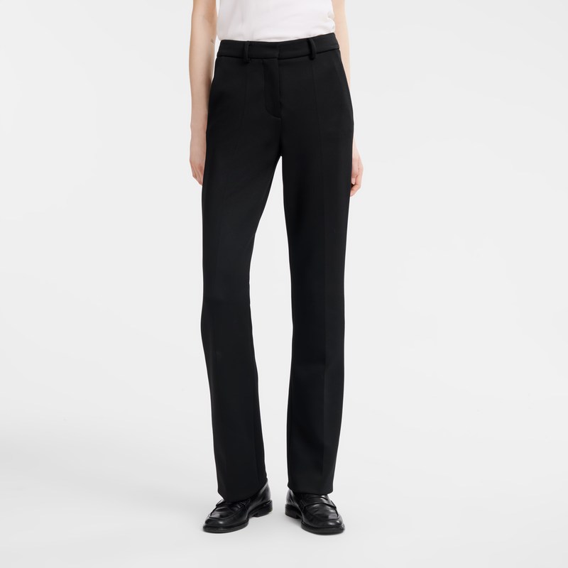 Longchamp Trousers Zwart | MAUS67935