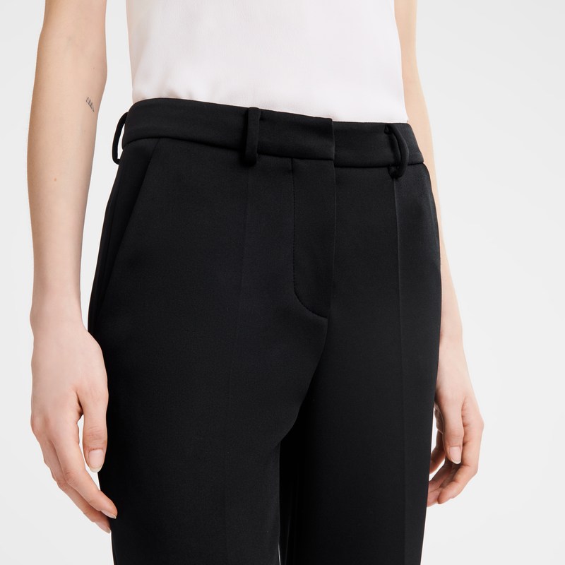 Longchamp Trousers Zwart | MAUS67935