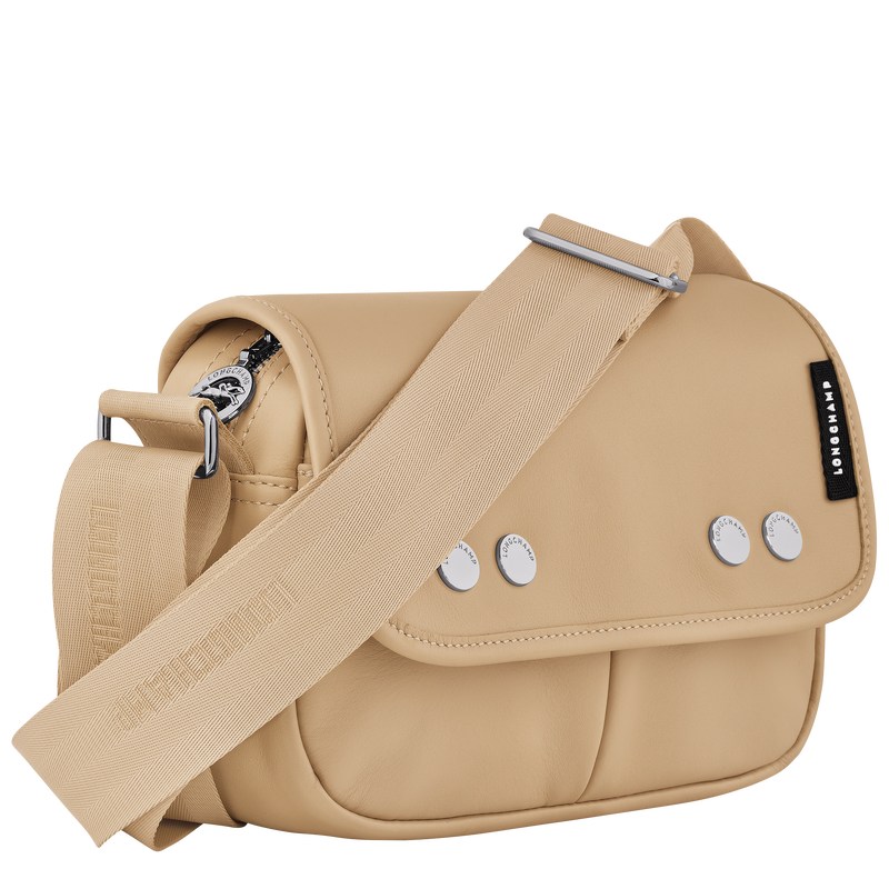 Longchamp Très Paris S Crossbody Bag Beige | EHOG50134