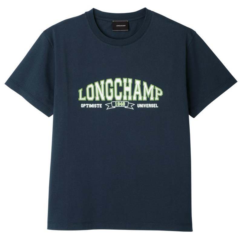 Longchamp T-shirt Donkerblauw | IPZY32104