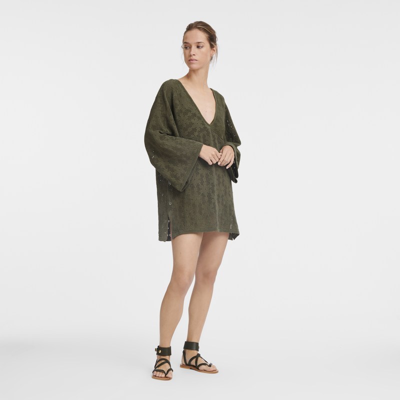 Longchamp Tunic Khaki | YKOX85371