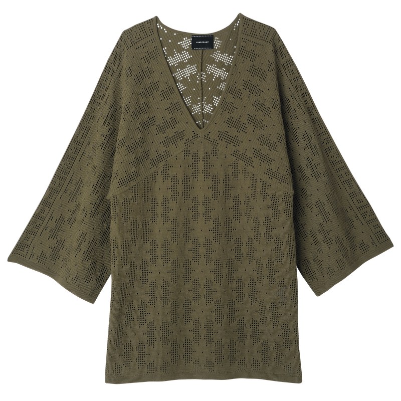 Longchamp Tunic Khaki | YKOX85371