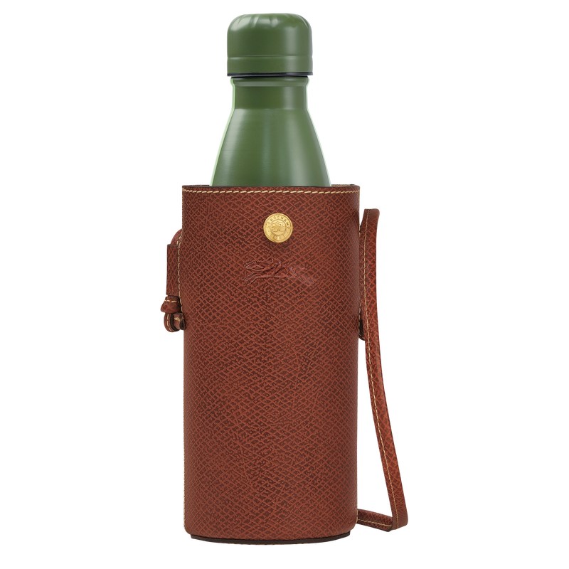 Longchamp Épure Bottle Holder Bruin | KNBE92870