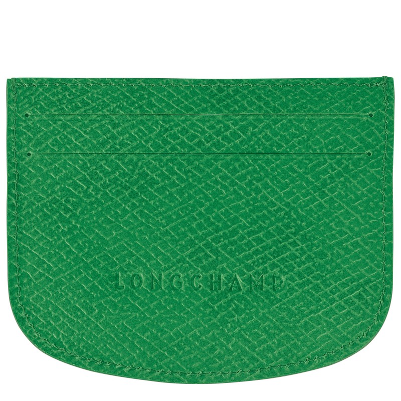 Longchamp Épure Card Holder Groen | ZXCA96425