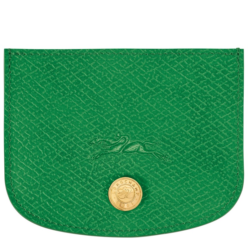 Longchamp Épure Card Holder Groen | ZXCA96425