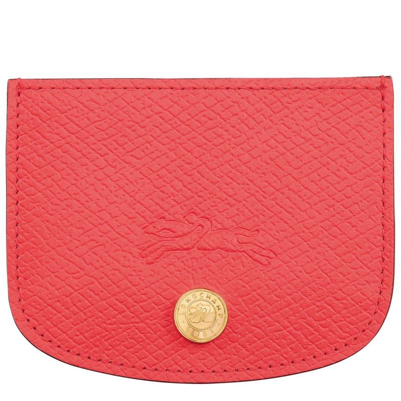 Longchamp Épure Card Holder Strawberry | SFYV72068