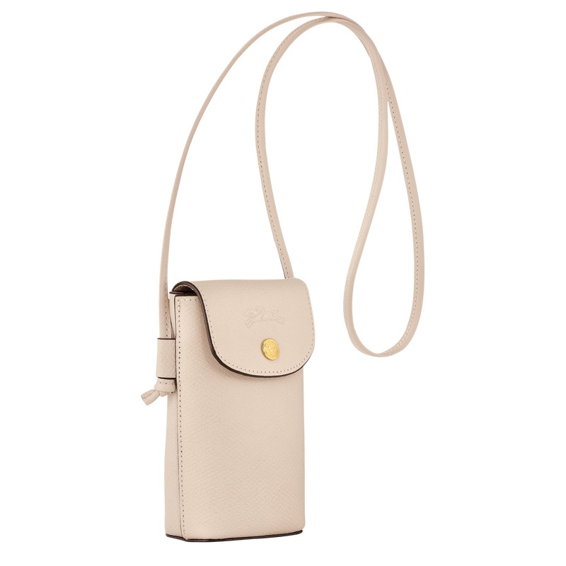 Longchamp Épure Phone Case With Leather Lace Paper | WZEF58162