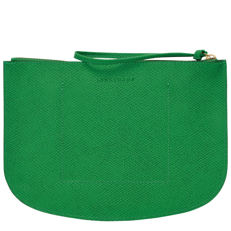 Longchamp Épure Pouch Groen | LZWJ08473